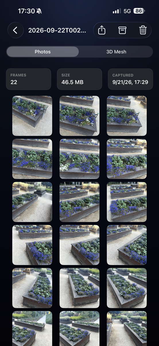 Dataset keyframe gallery
